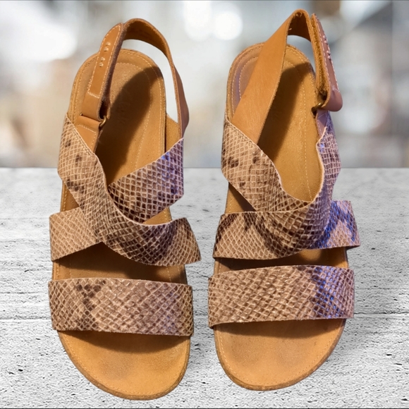 Clark's artisan strappy open toe sling back sandal 8.5 - Picture 3 of 15